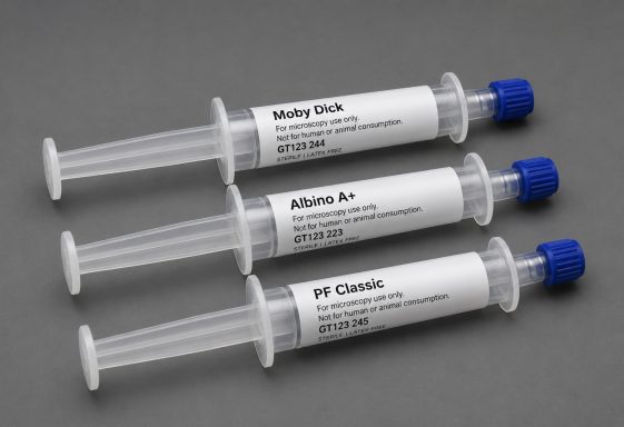cap-culture-microscopy-spore-syringes Premium microscopy spore syringes prepared by Cap & Culture UK.